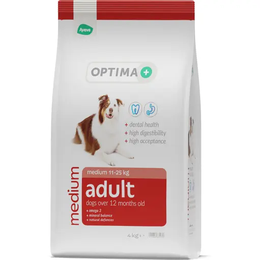 Verpakking Aveve Optima+ Adult middelgrote rassen